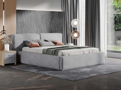 Кровать Сонум Europa Экокожа Коричневый (с подъемным механизмом) 120х200