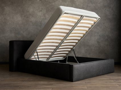 Кровать Сонум Europa Экокожа Коричневый (с подъемным механизмом) 120х200