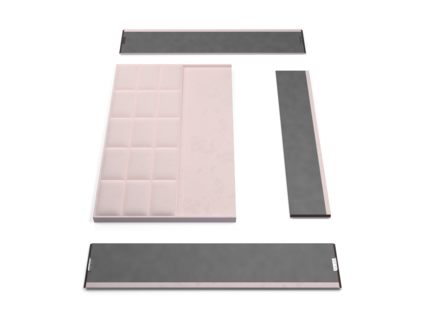 Кровать Lonax Адель велюр Dolly-8 (с основанием) 180х190