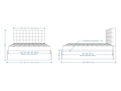 Кровать Lonax Аврора велюр Dolly-2 (с подъемным механизмом) 160х195
