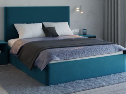 Кровать Lonax Фелиса велюр Dolly-13 (с основанием)