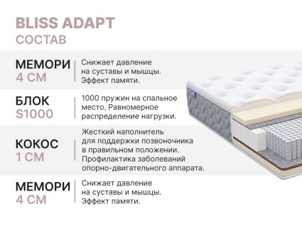 Матрас Димакс Bliss Adapt 160х200