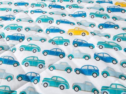 Комплект постельного белья Софи де Марко Авто Чайка (белый) с одеялом 1,5-спальный
