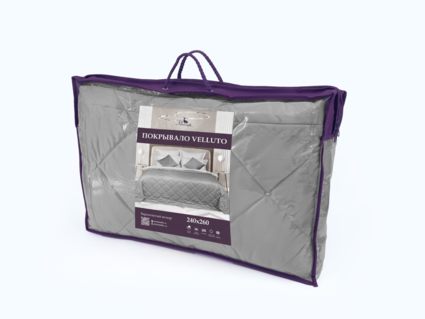 Покрывало Primavelle Velluto графит