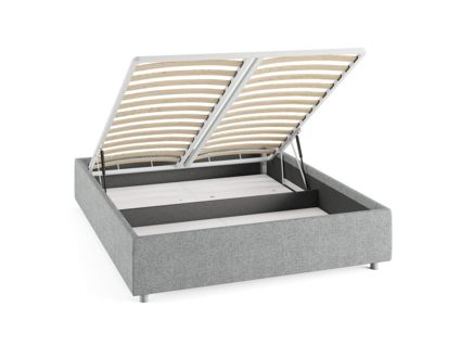 Кровать Сонум Scandinavia Экокожа Белая (с подъемным механизмом) 80х190