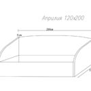 Кровать Димакс Априлия Агат 90х200